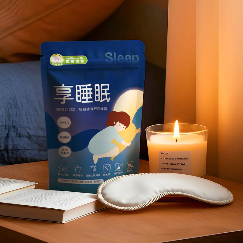 幸福米寶健康生活-享睡眠 30錠/包【舒眠錠】│ 幫助入睡‧GABA