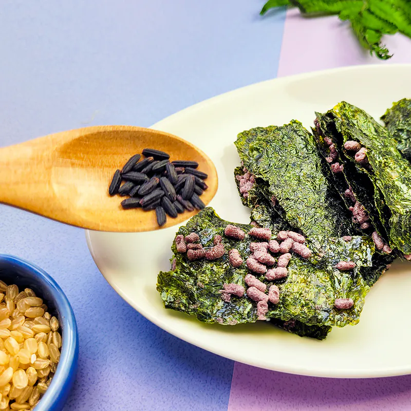 幸福米寶-海苔夾心脆脆 │ 紫米系列 30g