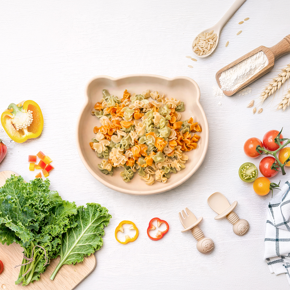 幸福米寶-鮮蔬花捲麵 90g │ 寶寶麵‧造型麵 幸福米寶-鮮蔬花捲麵 90g │ 寶寶麵‧造型麵